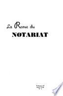 La Revue du notariat