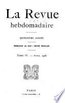 La Revue hebdomadaire
