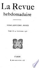 La Revue hebdomadaire