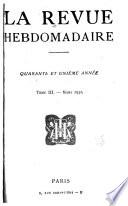 La Revue hebdomadaire