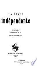 La Revue indépendante de littérature et d'art