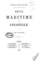 La revue maritime et coloniale