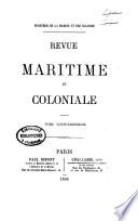 La revue maritime et coloniale