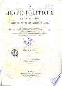La Revue politique et litteraire revue des cours litteraires