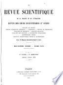 La Revue scientifique de la France et de l'étranger