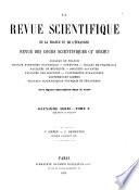 La Revue scientifique de la France et de l'étranger