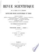 La Revue scientifique de la France et de l'étranger