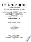 La Revue scientifique de la France et de l'étranger