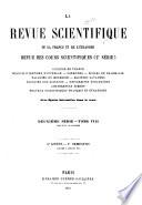 La Revue scientifique de la France et de l'étranger