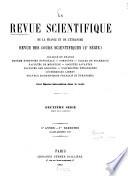 La Revue scientifique de la France et de l'étranger