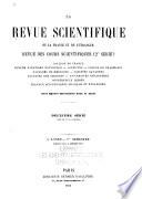 La Revue scientifique de la France et de l'étranger