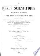 La Revue scientifique de la France et de l'étranger