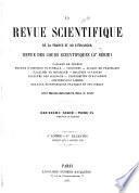 La Revue scientifique de la France et de l'étranger