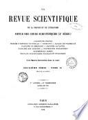 La revue scientifique de la France et de l'etranger revue des cours scientifique
