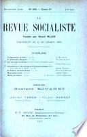 La Revue socialiste, syndicaliste et coopérative