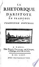 La Rhétorique d'Aristote en français