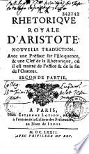 La Rhétorique royale d'Aristote