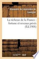 La Richesse de La France