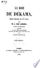 La Rose de Dékama, roman historique du XIVe siècle