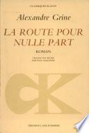 La route pour nulle part