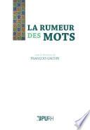 La Rumeur des mots