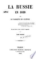 La Russie en 1839