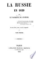 La Russie en 1839