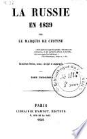 La Russie en 1839