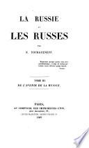 La Russie et les russes: de l'avenir de la Russie