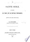 La Sainte Bible