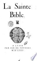 La sainte Bible