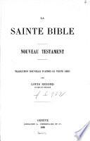 La Sainte Bible