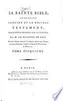 La Sainte Bible