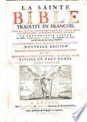 La sainte bible