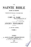 La Sainte Bible selon la Vulgate