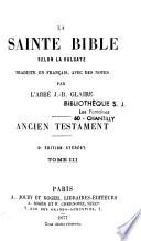 La Sainte Bible selon la Vulgate