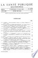 La Santé publique