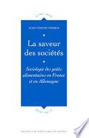 La saveur des sociétés