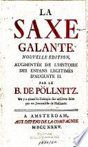 La Saxe galante