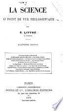 La science au point de vue philosophique