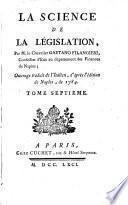 La science de la législation