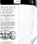 La science des personnes de cour, d'épée et de robe