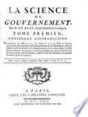 La Science Du Gouvernement