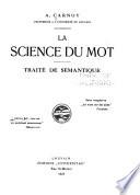La science du mot