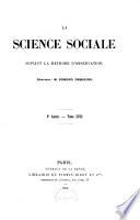 La Science sociale