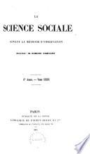 La Science sociale