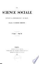 La Science sociale