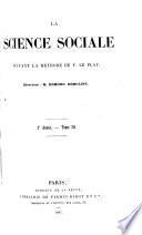 La Science sociale