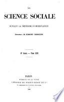 La Science sociale