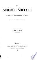 La Science sociale suivant la méthode d'observation